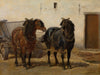 Charles Tschaggeny A Team Of Horses By Charles Tschaggeny
