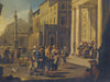 Willem Reuter A Townscape With A Bishop Healing The Sick And Injured In Front Of A Church By Willem Reuter