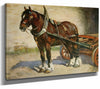 Frederic Whiting 14" x 11" / Stretched Canvas Wrap A Typical Clydesdale By Frederic Whiting