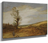 Esaias Van De Velde 14" x 11" / Stretched Canvas Wrap A View In The Dunes By Esaias Van De Velde