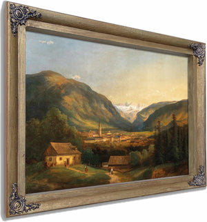 A View Of Bad Ischl By Ferdinand Lepie