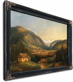 A View Of Bad Ischl By Ferdinand Lepie