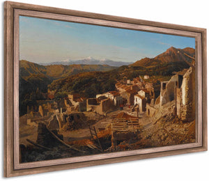 A View Of San Sebastiano In Abruzzo By Alessandro La Volpe