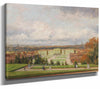 Heinrich Tomec 14" x 11" / Stretched Canvas Wrap A View Of Schonbrunn Palace By Heinrich Tomec
