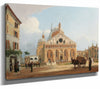 Rudolf Von Alt 14" x 11" / Stretched Canvas Wrap A View Of The Basilica Of Saint Anthony In Padua By Rudolf Von Alt