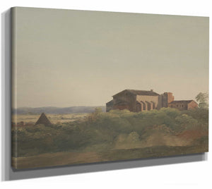 A View Of The Church Of S Sabina And The Pyramid Of Cestius Rome By Charles Lock Eastlake