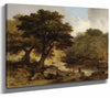 James Arthur Oconnor 14" x 11" / Stretched Canvas Wrap A View Of The Glen Of The Dargle By James Arthur Oconnor