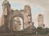 Giovanni Battista Lusieri A View Of The Ruins Of The Baths Of Caracalla By Giovanni Battista Lusieri