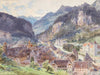 Edward Theodor Compton A View Of The Town Feldkirch In Vorarlberg By Edward Theodor Compton