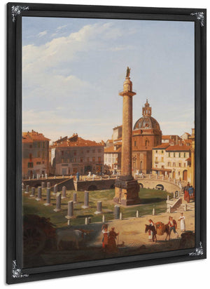 A View Of Trajans Forum Rome By Charles Lock Eastlake