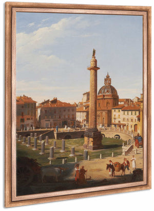 A View Of Trajans Forum Rome By Charles Lock Eastlake