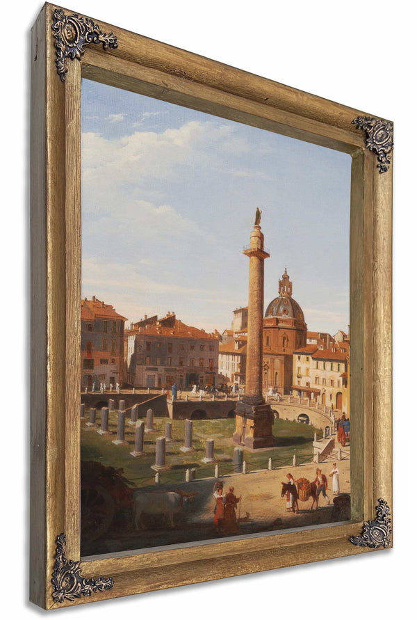 A View Of Trajans Forum Rome By Charles Lock Eastlake