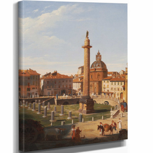 A View Of Trajans Forum Rome By Charles Lock Eastlake