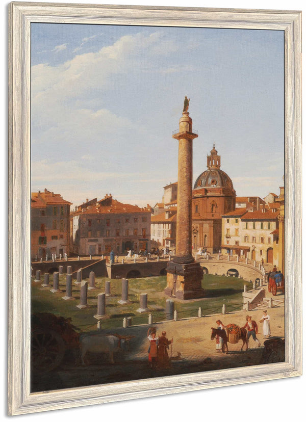 A View Of Trajans Forum Rome By Charles Lock Eastlake