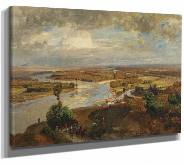 A View Of Vienna From The Nussberg By Anton Hlavacek