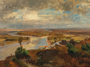 Anton Hlavacek A View Of Vienna From The Nussberg By Anton Hlavacek