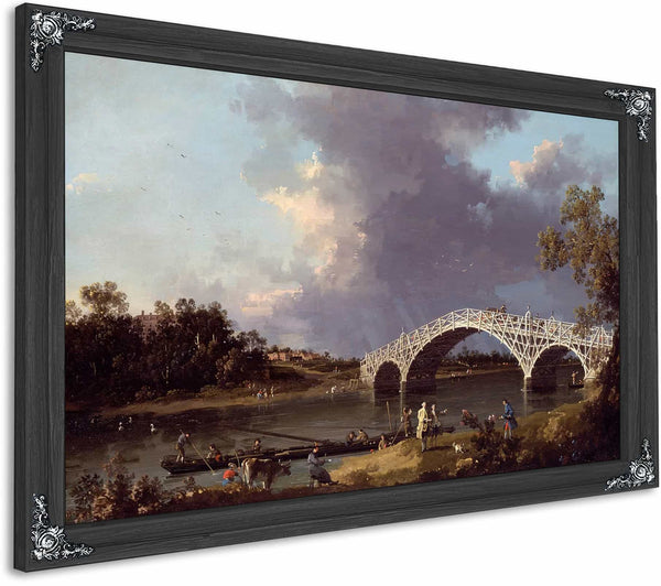 A View Of Walton Bridge By Canaletto