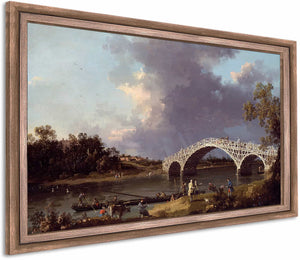 A View Of Walton Bridge By Canaletto