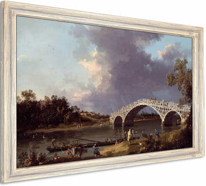 A View Of Walton Bridge By Canaletto