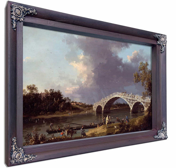 A View Of Walton Bridge By Canaletto