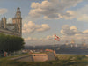 Christoffer Wilhelm Eckersberg A View Towards The Swedish Coast From The Ramparts Of Kronborg Castle By Christoffer Wilhelm Eckersberg