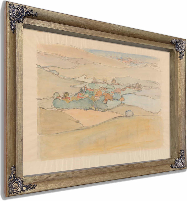 A Village In The Sussex Downs By Robert Polhill Bevan