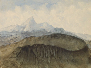 Amantine Aurore Lucile Dupin A Volcano In Auvergne By Amantine Aurore Lucile Dupin