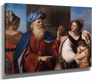 Abraham Casting Out Hagar And Ishmael By Guercino