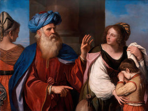 Guercino Abraham Casting Out Hagar And Ishmael By Guercino