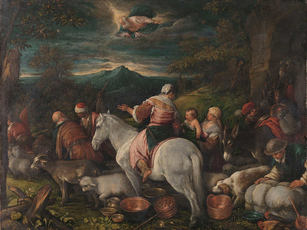 Francesco Bassano The Younger Abraham Leaves Haran By Francesco Bassano The Younger