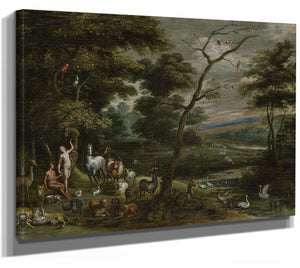 Adam And Eve In Paradise By Jan Brueghel The Elder