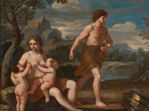 Giacinto Gimignani Adam And Eve With Cain And Abel By Giacinto Gimignani