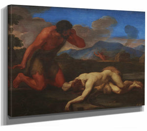 Adam Discovering The Body Of Abel By Carlo Magnone