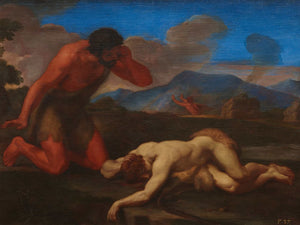 Carlo Magnone Adam Discovering The Body Of Abel By Carlo Magnone