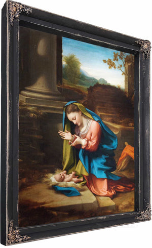 Adoration Of The Christ Child By Correggio