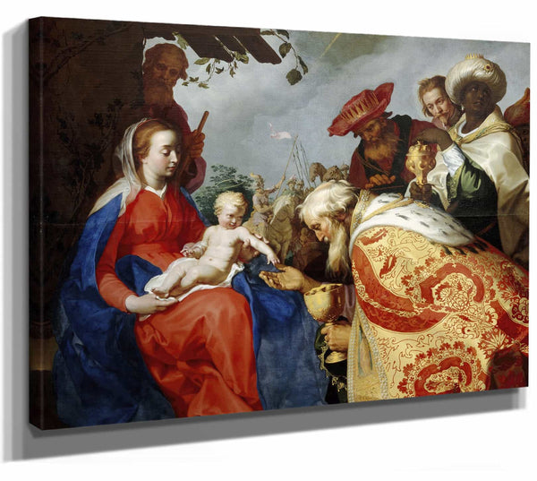 Adoration Of The Magi By Abraham Bloemaert