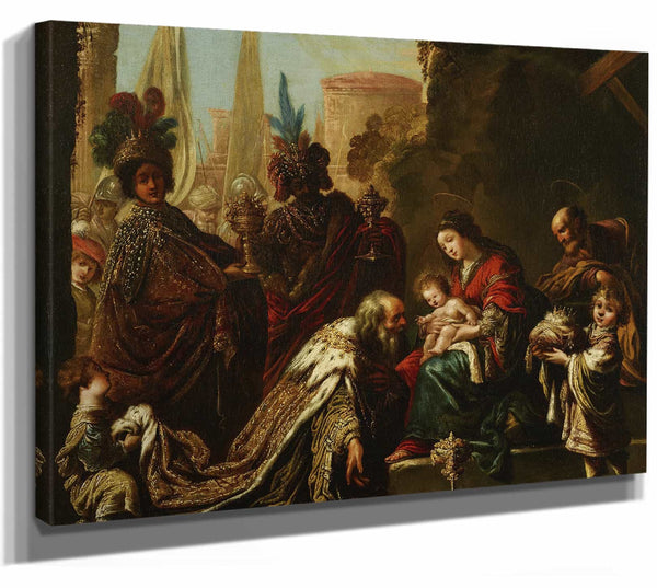 Adoration Of The Magi By Claude Vignon