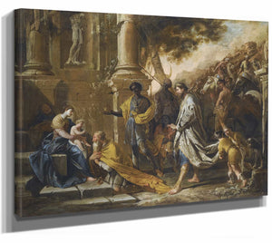 Domenico Gargiulo 14" x 11" / Stretched Canvas Wrap Adoration Of The Magi By Domenico Gargiulo