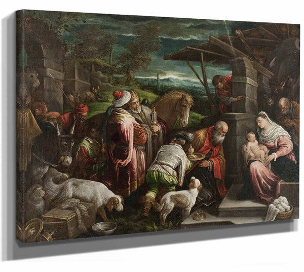 Adoration Of The Magi By Jacopo Bassano