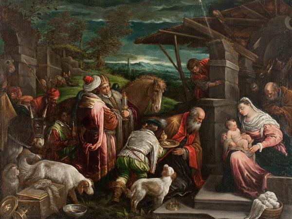 Jacopo Bassano Adoration Of The Magi By Jacopo Bassano