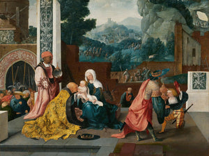 Jan Van Scorel Adoration Of The Magi By Jan Van Scorel