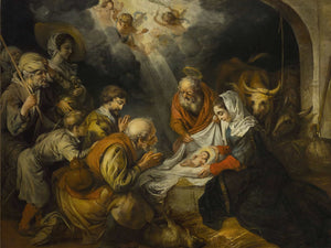 Barent Fabritius Adoration Of The Shepherds By Barent Fabritius