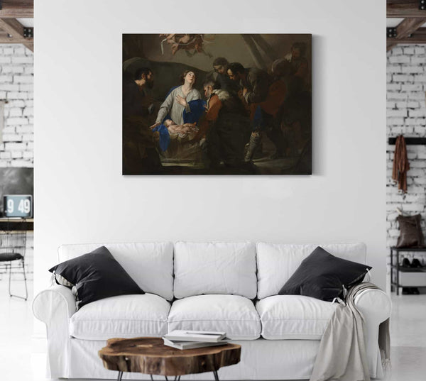 Bernardo Cavallino Adoration Of The Shepherds By Bernardo Cavallino 1