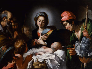 Bernardo Strozzi Adoration Of The Shepherds By Bernardo Strozzi