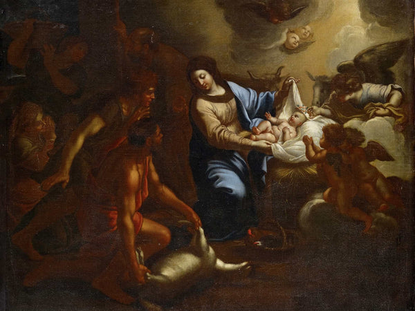 Carlo Maratti Adoration Of The Shepherds By Carlo Maratti