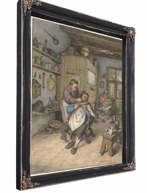 A Barbershop By Adriaen Van Ostade