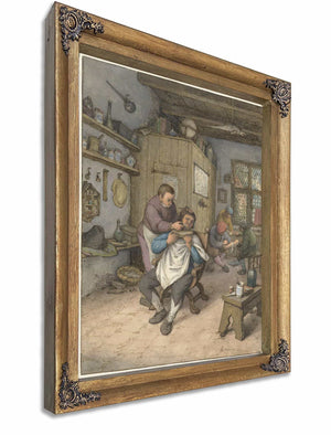 A Barbershop By Adriaen Van Ostade