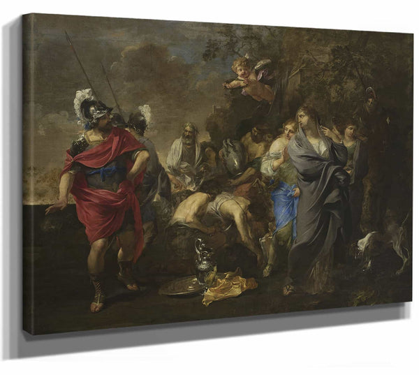 Aeneas And Dido By Charles Alphonse Du Fresnoy