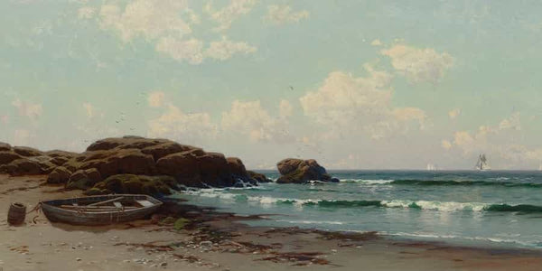 Alfred Thompson Bricher Afternoon By The Ocean By Alfred Thompson Bricher