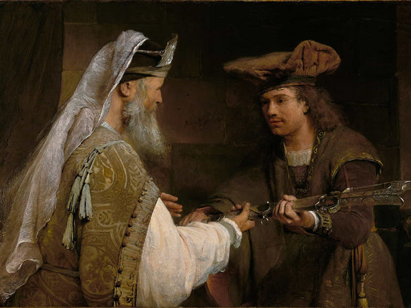 Aert De Gelder Ahimelech Giving The Sword Of Goliath To David By Aert De Gelder